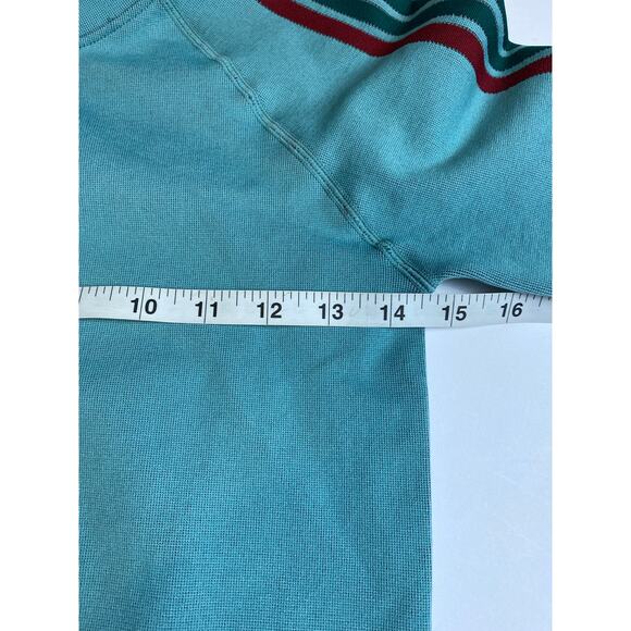 Fabletics Women's Light Green Aisley Seamless Long Sleeves Crop Top Size Medium - Picture 5 of 10